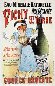 Reklama wody mineralnej Vichy St Yorre - Albert Guillaume (1873-1942), v.1895