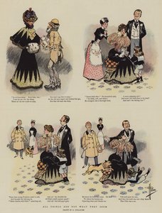 Wszystkie rzeczy nie są tym, czym się wydają (chromolitho) autorstwa Albert Guillaume