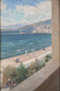 Z mojego okna w Cannes, 1891 autorstwa Albert Gustaf Aristides Edelfelt