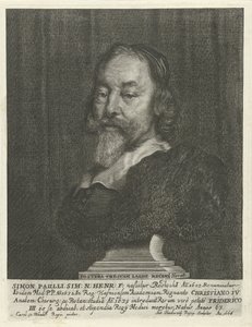 Buste van Simon Paulli autorstwa Albert Haelwegh