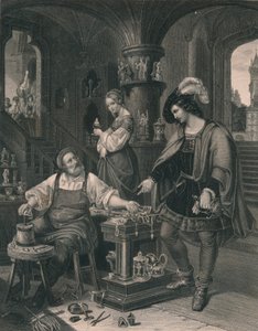 Córka złotników, ok. 1850 r