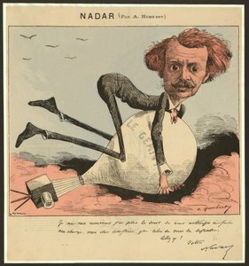 Nadar, wyd. 1863 (kolorowa lito) autorstwa Albert Humbert