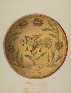Pa. Niemiecki Talerz Ciasta, ok. 1900 r. 1936.