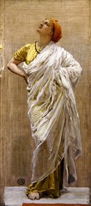 Studium dla ptaków, ok. 1878 (olej i ołówek na dwóch płótnach) autorstwa Albert Joseph Moore