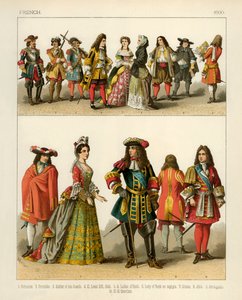 Kostiumy francuskie 1600 autorstwa Albert Kretschmer