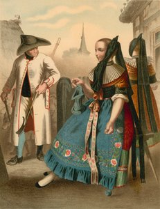Strój niemiecki, Brunszwik autorstwa Albert Kretschmer