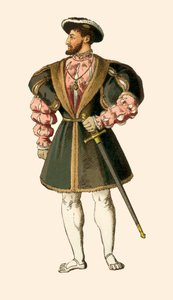 Król Franciszek I z Francji, 1547 autorstwa Albert Kretschmer