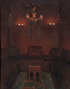 Wnętrze kaplicy Sir Richarda Burtona, 1889