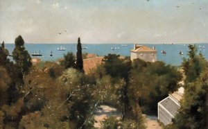 Widok na wybrzeże, Triest, ok.1889