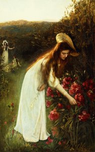 Zbieranie kwiatów, autorstwa Albert Lynch
