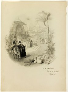 Studium do ilustracji dla Aline, królowej Golconda autorstwa Albert Lynch