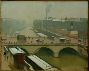 Widok na Pont St. Michel w Paryżu autorstwa Albert Marquet