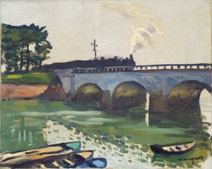Most w Saint-Jean-de-Luz autorstwa Albert Marquet