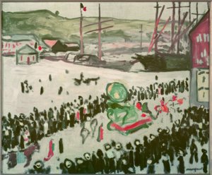 Karnawał na plaży autorstwa Albert Marquet