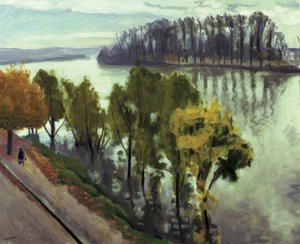 Sekwana przechodząca przez Frette autorstwa Albert Marquet
