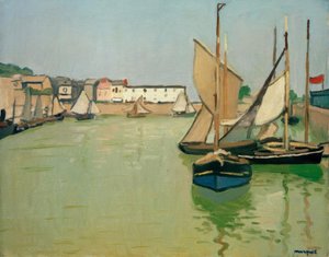 Port Honfleur autorstwa Albert Marquet