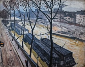 Paryż zimą. Quai Bourbon autorstwa Albert Marquet