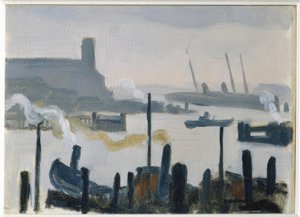 Port w Hamburgu autorstwa Albert Marquet