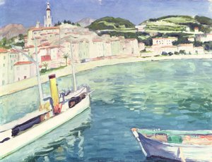 Port w Mentonie autorstwa Albert Marquet