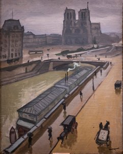 Deszczowy dzień. Notre-Dame w Paryżu autorstwa Albert Marquet
