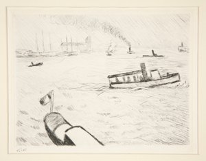 Holownik w Hamburgu autorstwa Albert Marquet