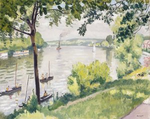 Brzegi Triel (holownik); Berge a Triel (holownik) autorstwa Albert Marquet