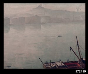 Port w Marsylii autorstwa Albert Marquet