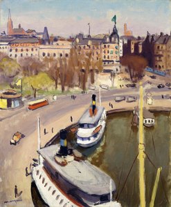 Port w Sztokholmie autorstwa Albert Marquet