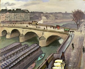 Sekwana w Paryżu, ok. 1907 r. (olej na płótnie) autorstwa Albert Marquet