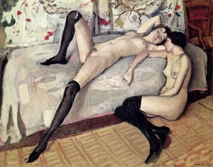 Dwie nagie dziewczyny. autorstwa Albert Marquet