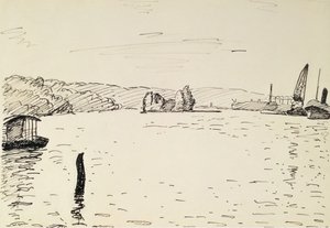 Вид в окрестностях Руанполиша autorstwa Albert Marquet