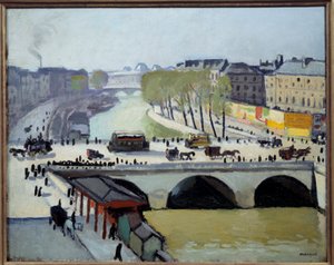 Widok na Pont Saint Michel w Paryżu autorstwa Albert Marquet