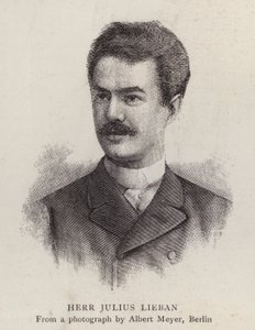 Julius Lieban , niemiecki śpiewak operowy (lito) autorstwa Albert Meyer