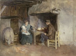 Obiad w chłopskiej rodzinie
