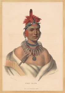 Chon-Ca-Pe autorstwa Albert Newsam, after Henry Inman, after Charles Bird King