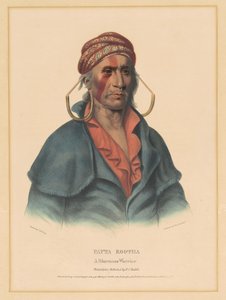 Payta Kootha, wojownik Shawnee autorstwa Albert Newsam, after Henry Inman, after Charles Bird King