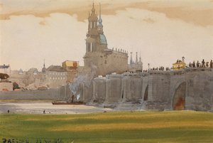 Widok Drezna, 1898