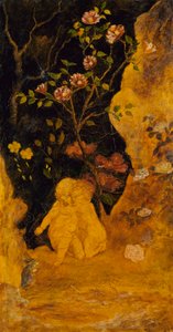 Panel na ekran: Dzieci przestraszone przez królika autorstwa Albert Pinkham Ryder