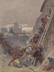 Burbon zginął w ataku na Rzym 6 maja 1527 r. autorstwa Albert Robida
