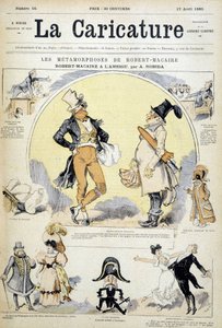 Bajki o aktorze Robercie Macaire autorstwa Robidy, cov. „”Karykatura””17.07.1880. autorstwa Albert Robida