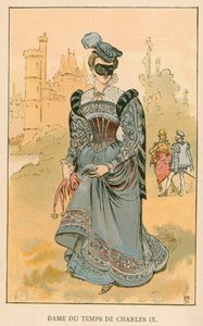Dama Czasu Karola IX autorstwa Albert Robida