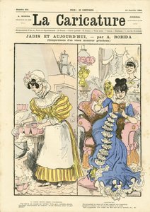 Ilustracja Alberta Robidy (1848-1926) na okładkę La Caricature (1880) autorstwa Albert Robida