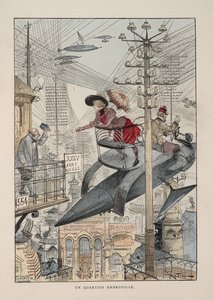 Ilustracja do XX wieku: Życie elektryczne autorstwa Albert Robida