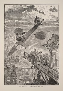 Ilustracja do XX wieku: Życie elektryczne autorstwa Albert Robida
