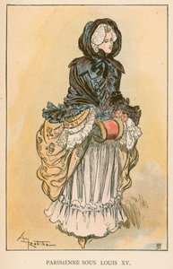 paryski za Ludwika XV autorstwa Albert Robida