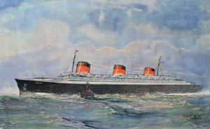 Dziewiczy rejs SS Normandie z Hawru, 29 maja
