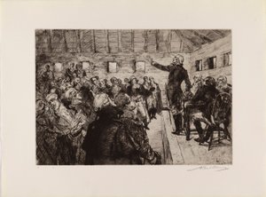 Waszyngton zapobiega dyktaturze wojskowej (z portfolio "The Bicentennial Pageant of George Washington")