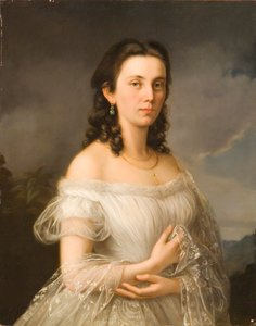 Albert Theer (1815-1902) - księżniczka Julia z Liechtensteinu (1817-1895), z domu hrabina Potocka autorstwa Albert Theer