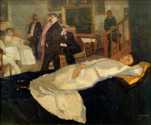 Atelierszene autorstwa Albert Weisgerber