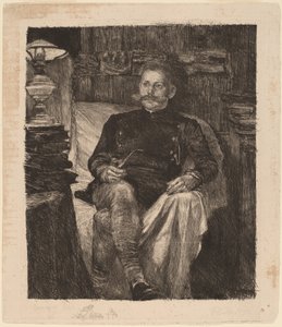 Franz Rose w swoim gabinecie autorstwa Albert Welti